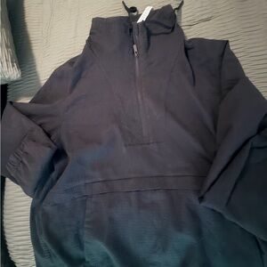 Lululemon Black Half-Zip Pullover Hoodie
